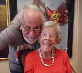 Judy with her son John